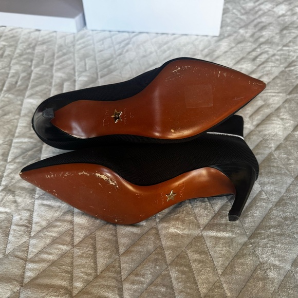 Dior Women's Black and White Ankle Boots - Pull on Sock Boot, sz 37 - Picture 7 of 13